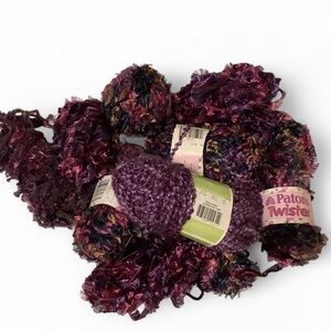 Lot of at least 8 Patrons twister skeins and 1 Debbie Mumm